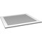 Ekena Millwork Vertical Surface Mount PVC Gable Vent: Functional, w/ 3-1/2"W x 1"P Standard Frame, 40"W x 36"H GVPVE40X3601SF - alternate 4